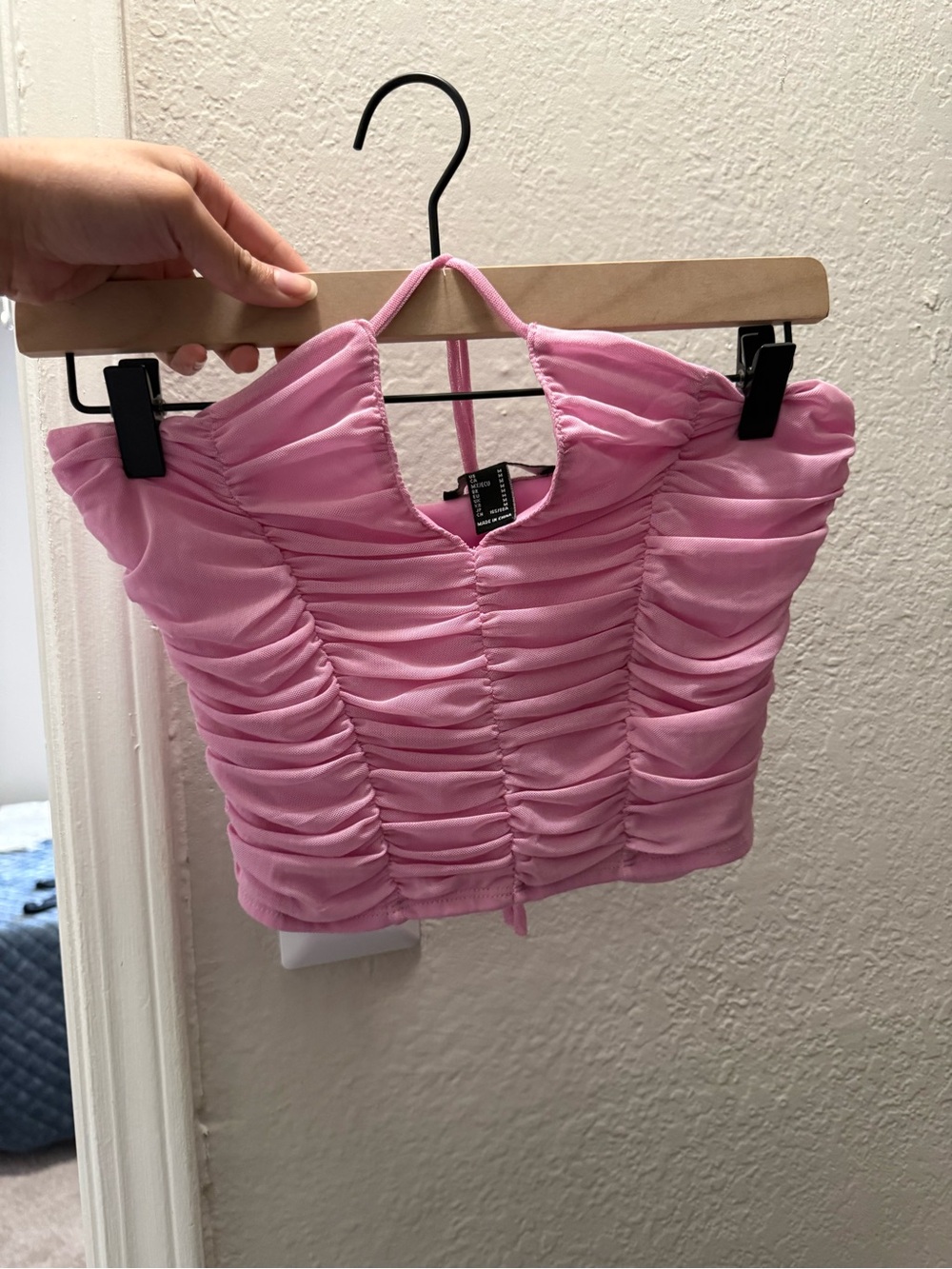Pink halter